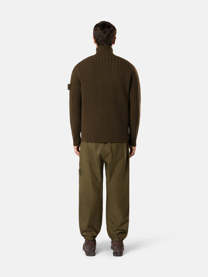 Stone Island Loose-Fit Zip-Up Stand Collar Jumper 5100054