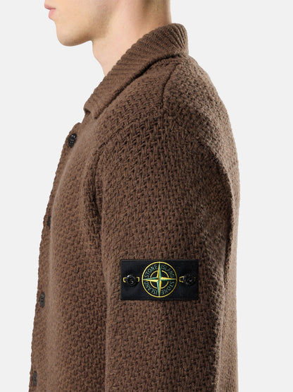 Stone Island Loose-Fit Collared Jumper With Back Raglan Sleeves 5100056