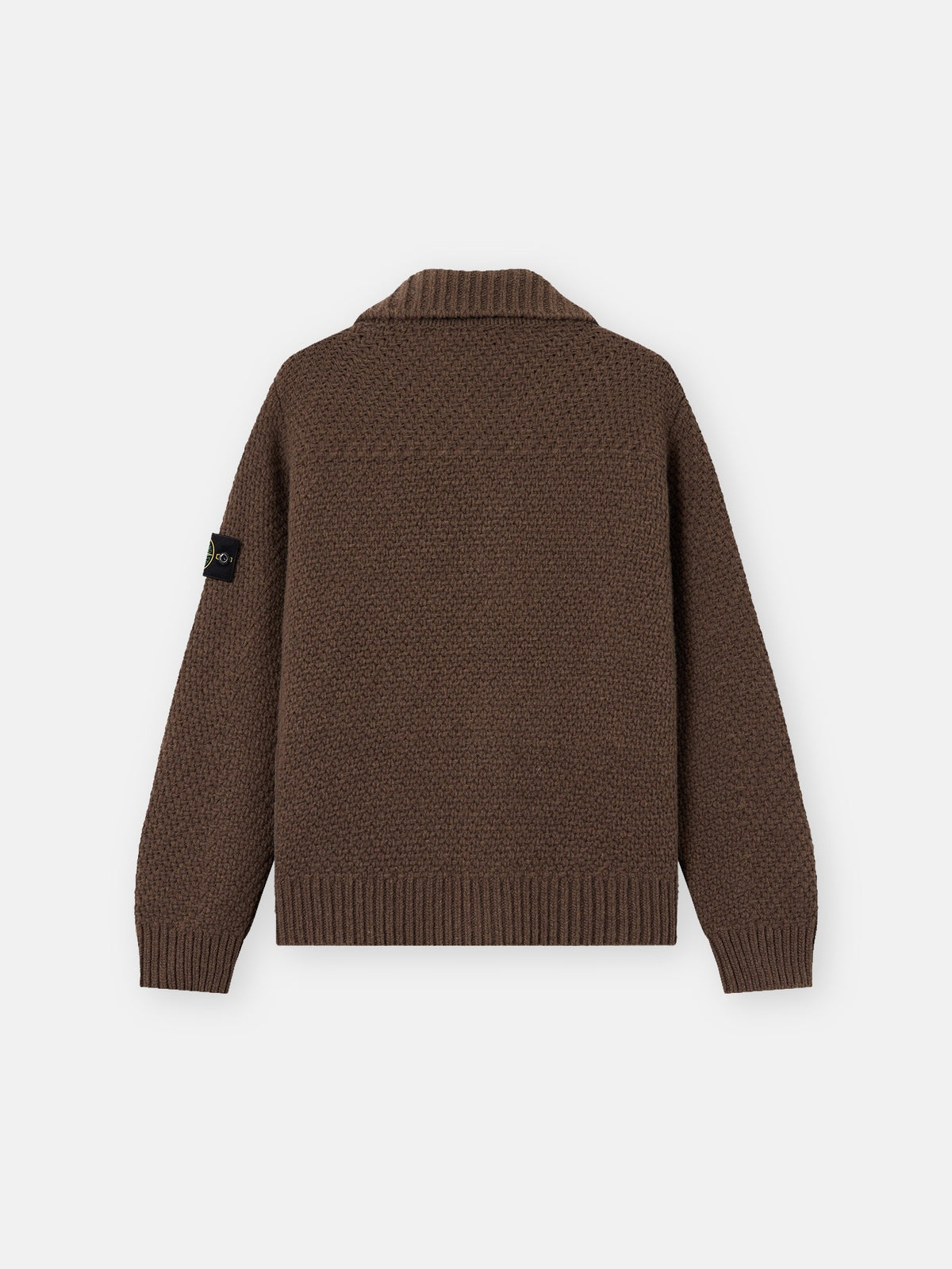Stone Island Loose-Fit Collared Jumper With Back Raglan Sleeves 5100056