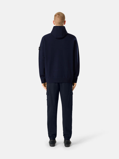 Stone Island Loose-Fit Hooded Zip-Up Jumper with Raglan Sleeves 5100062