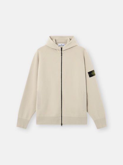 Stone Island Loose-Fit Hooded Zip-Up Jumper with Raglan Sleeves 5100062