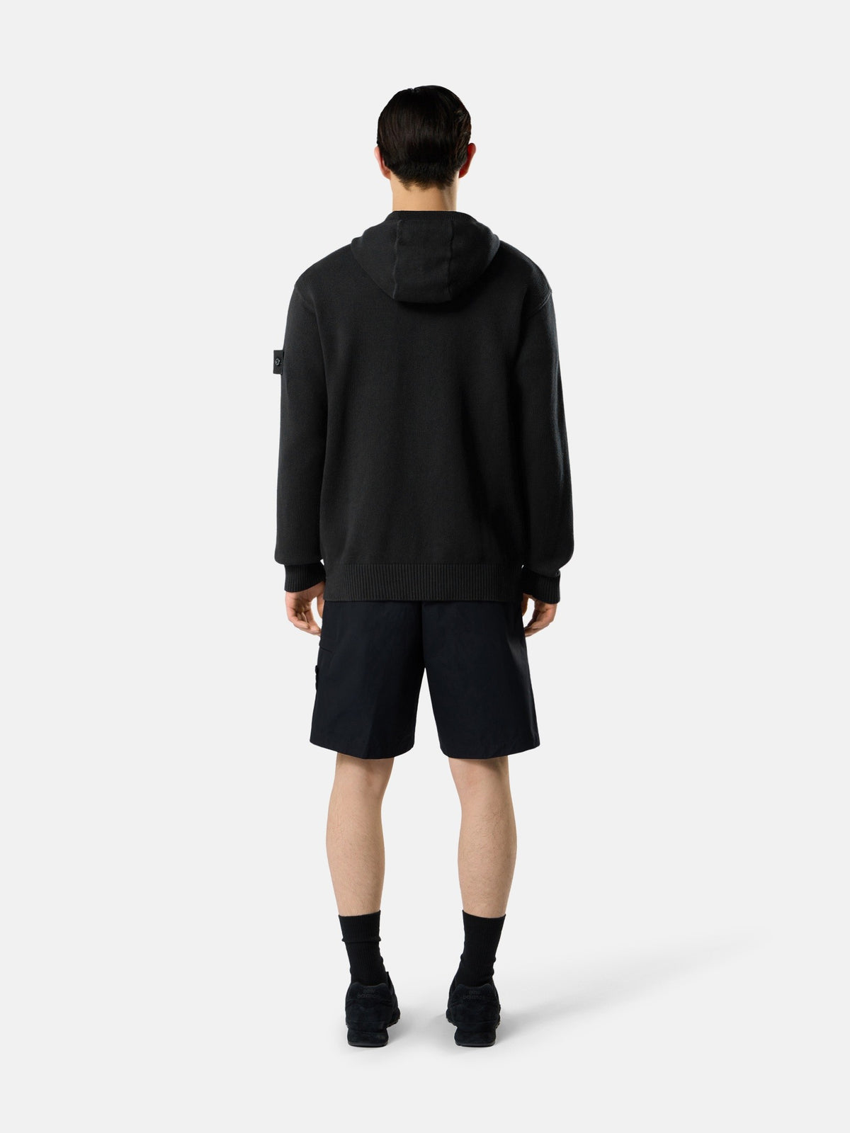 Stone Island Regular-Fit Hooded Zip-Up Jumper with Ribbed Trims 5100064