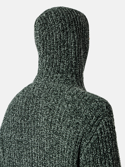 Stone Island Loose-Fit Hooded Zip-Up Jumper with Pockets 5100065
