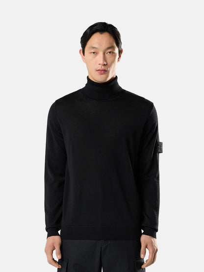 Stone Island Regular-Fit Turtleneck Jumper with Ribbed Trims 5100066
