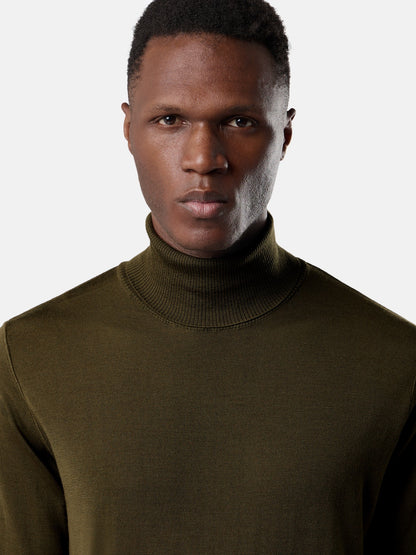 Stone Island Regular-Fit Turtleneck Jumper with Ribbed Trims 5100066