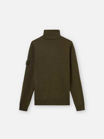 Stone Island Regular-Fit Turtleneck Jumper with Ribbed Trims 5100066