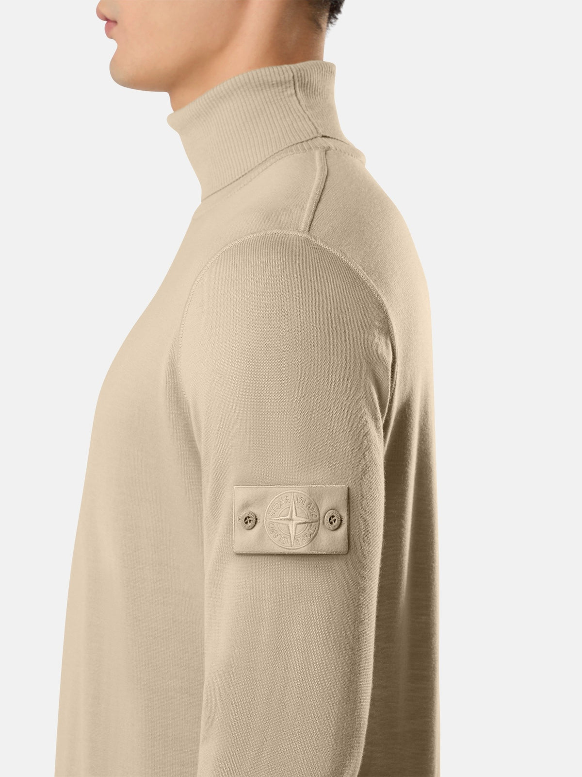 Stone Island Regular-Fit Turtleneck Jumper with Ribbed Trims 5100066