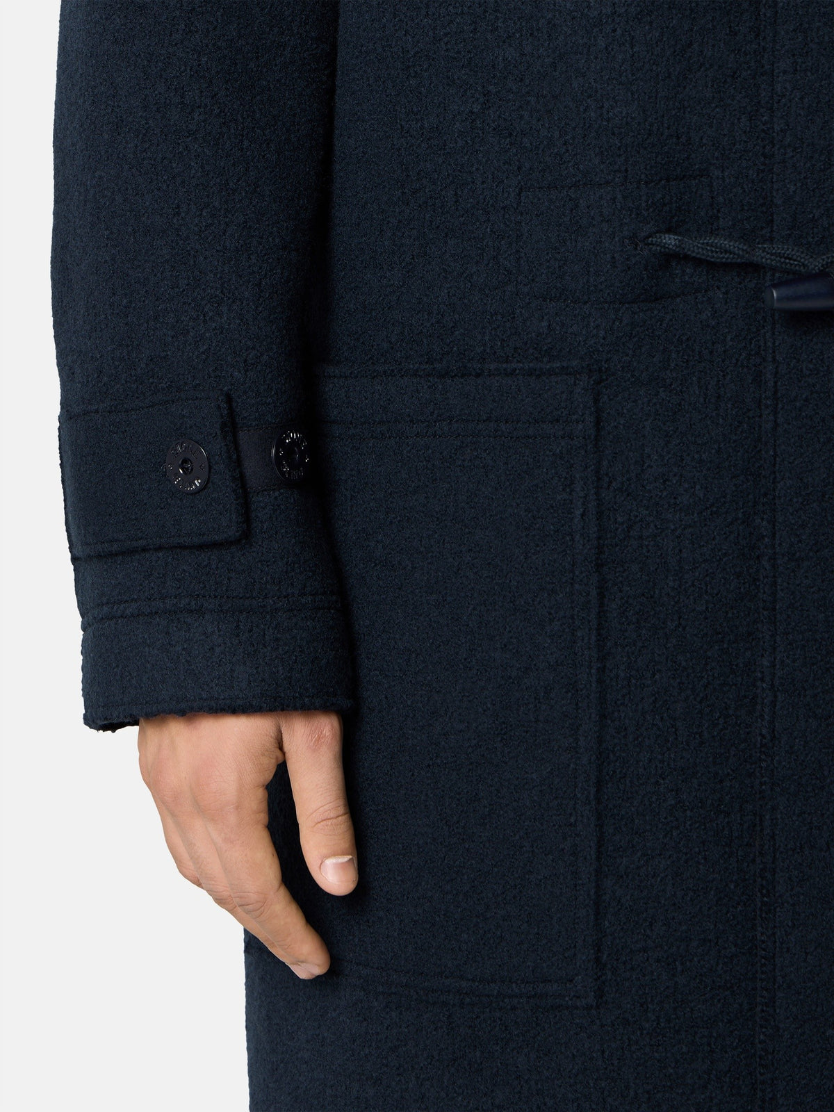 Stone Island Loose-Fit Duffle Coat With Toggle Buttons 5100069