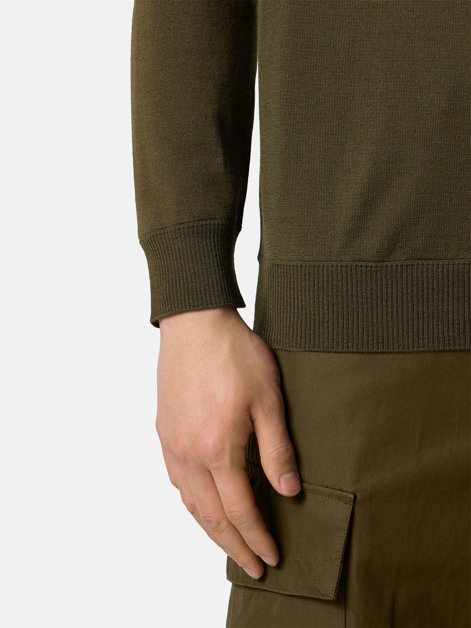 Stone Island Regular-Fit Polo Collar Jumper with Button Closure 5100076