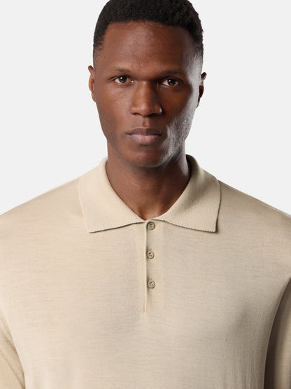 Stone Island Regular-Fit Polo Collar Jumper with Button Closure 5100076