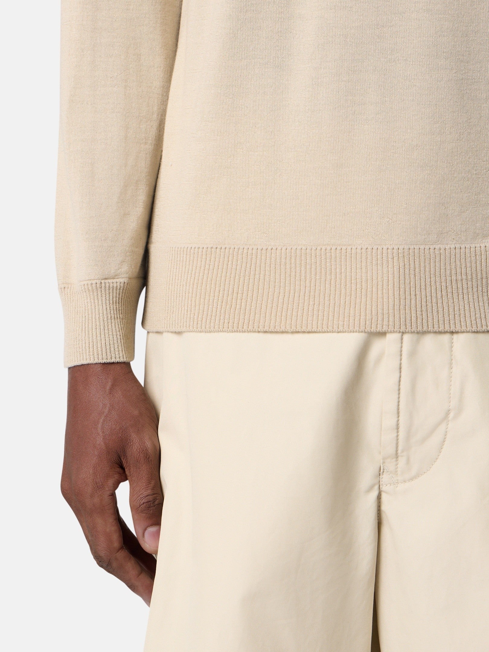 Stone Island Regular-Fit Polo Collar Jumper with Button Closure 5100076