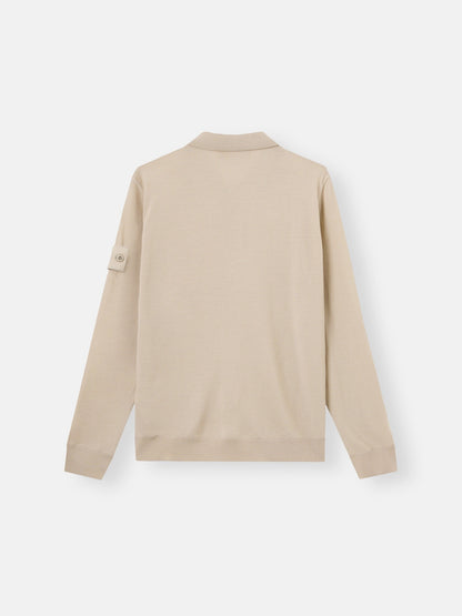 Stone Island Regular-Fit Polo Collar Jumper with Button Closure 5100076