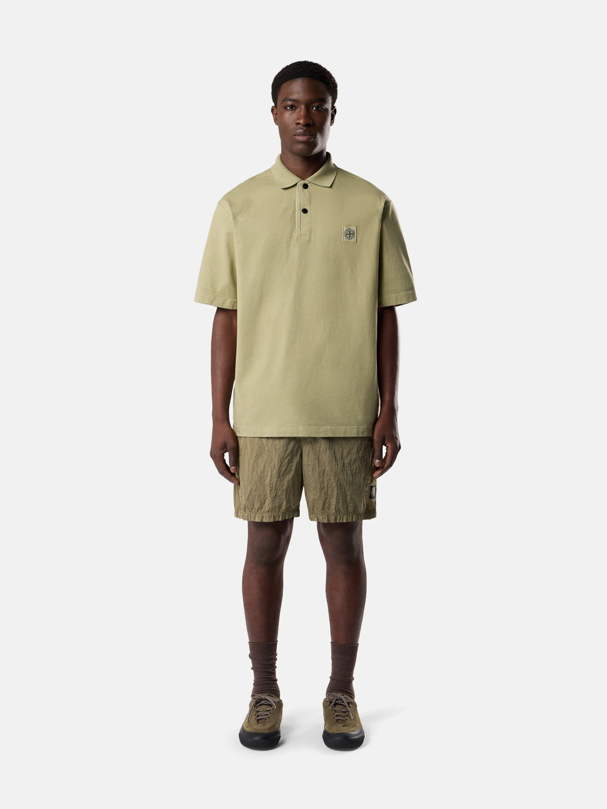 Stone Island Regular-Fit Short-Sleeve Polo Shirt 6100004