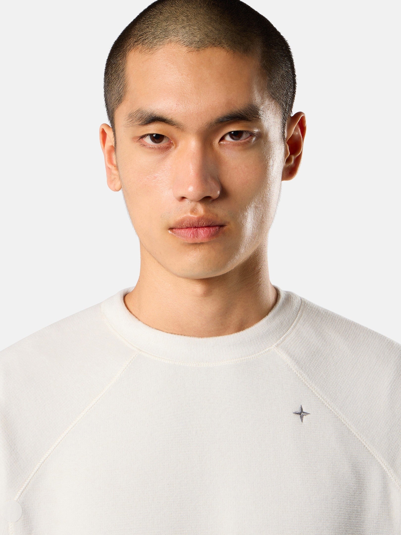 Stone Island Regular-Fit Crewneck Sweatshirt with Raglan Sleeves 6100006