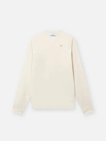 Stone Island Regular-Fit Crewneck Sweatshirt with Raglan Sleeves 6100006