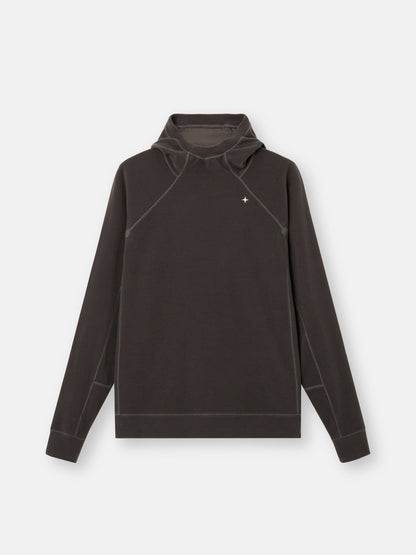 Stone Island Regular-Fit Hooded Sweatshirt with Raglan Sleeves 6100007