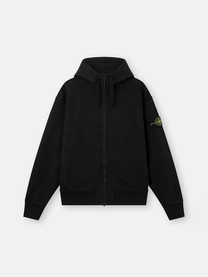 Stone Island Oversized-Fit Zip-Up Hooded Sweatshirt with Pockets 6100009