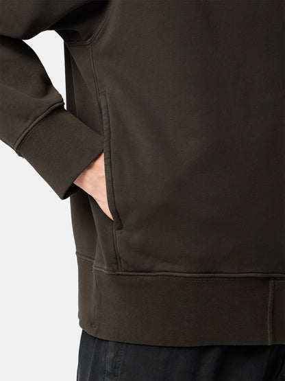 Stone Island Oversized-Fit Zip-Up Hooded Sweatshirt with Pockets 6100009