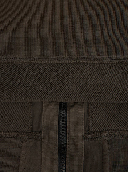 Stone Island Oversized-Fit Zip-Up Hooded Sweatshirt with Pockets 6100009