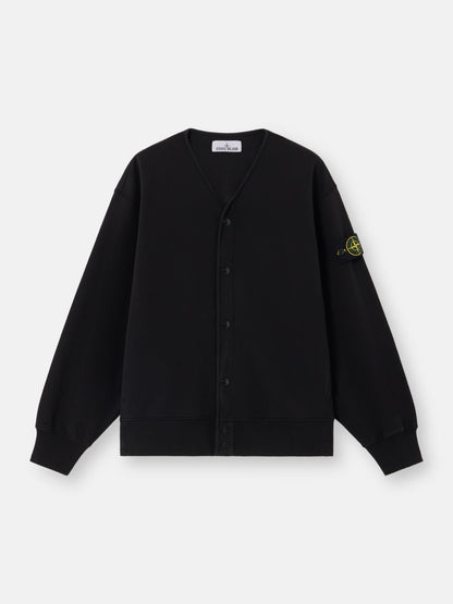 Stone Island Oversized-Fit Cardigan Sweatshirt with Snap Closure 6100010