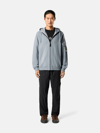 Stone Island Regular-Fit Zip-Up Hooded Sweatshirt with Pockets 6100016