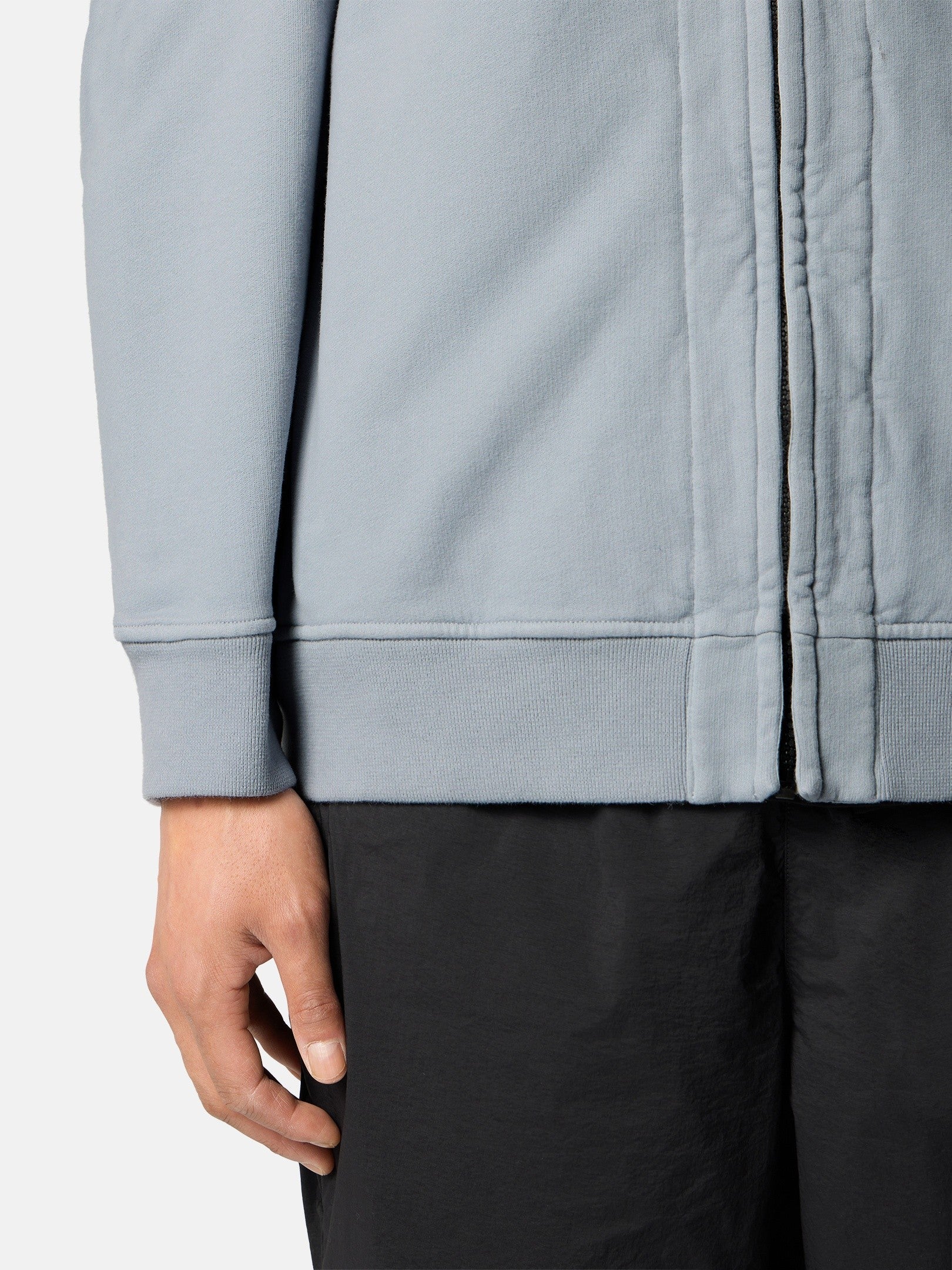 Stone Island Regular-Fit Zip-Up Hooded Sweatshirt with Pockets 6100016