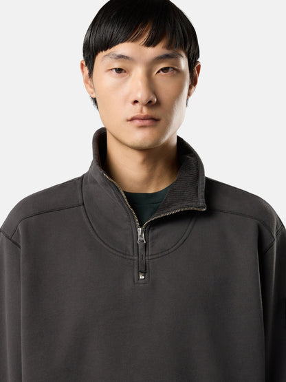 Stone Island Comfort-Fit Half-Zip Sweatshirt with Stand Collar 6100021