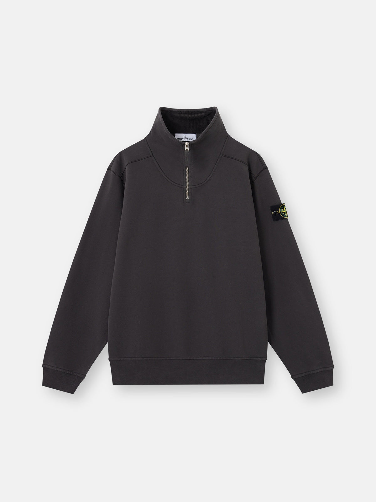 Stone Island Comfort-Fit Half-Zip Sweatshirt with Stand Collar 6100021