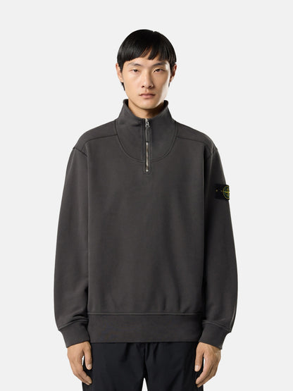 Stone Island Comfort-Fit Half-Zip Sweatshirt with Stand Collar 6100021