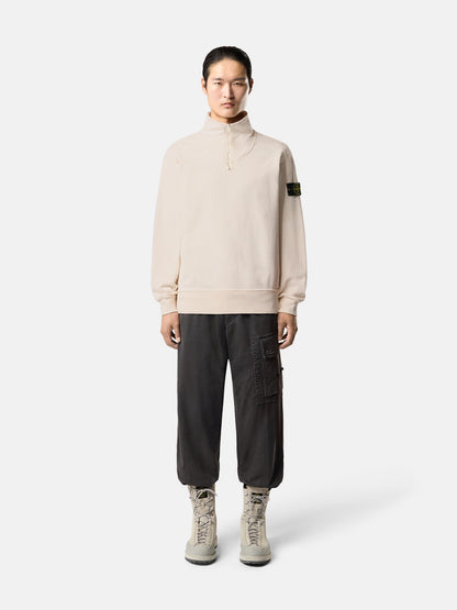 Stone Island Comfort-Fit Half-Zip Sweatshirt with Stand Collar 6100021
