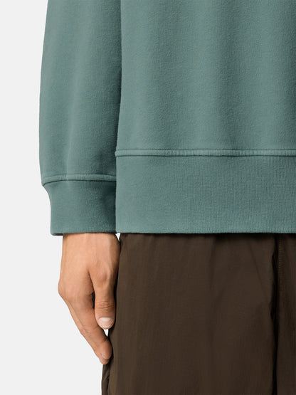 Stone Island Oversized-Fit Crewneck Sweatshirt with Ribbed Trims 6100022