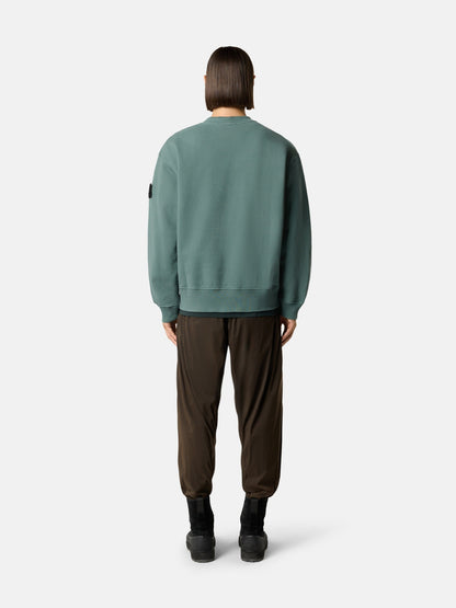 Stone Island Oversized-Fit Crewneck Sweatshirt with Ribbed Trims 6100022