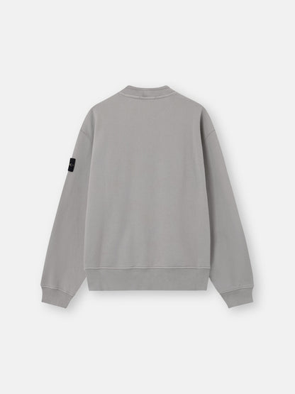 Stone Island Oversized-Fit Crewneck Sweatshirt with Ribbed Trims 6100022