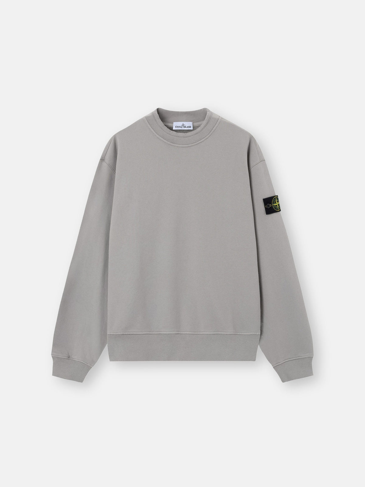 Stone Island Oversized-Fit Crewneck Sweatshirt with Ribbed Trims 6100022