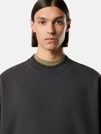 Stone Island Oversized-Fit Crewneck Sweatshirt with Ribbed Trims 6100022