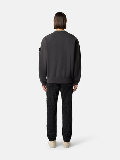 Stone Island Oversized-Fit Crewneck Sweatshirt with Ribbed Trims 6100022