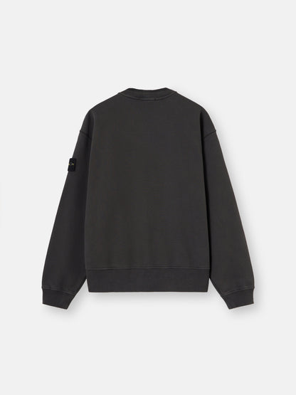 Stone Island Oversized-Fit Crewneck Sweatshirt with Ribbed Trims 6100022