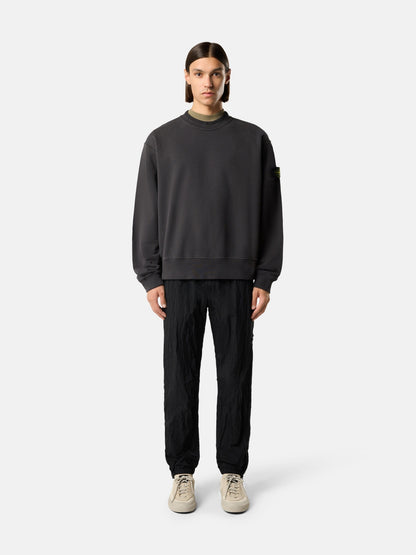 Stone Island Oversized-Fit Crewneck Sweatshirt with Ribbed Trims 6100022