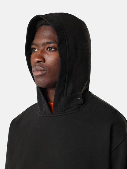 Stone Island Oversized-Fit Zip-Up Hooded Sweatshirt with Pouch Pocket 6100023