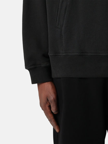 Stone Island Oversized-Fit Zip-Up Hooded Sweatshirt with Pouch Pocket 6100023