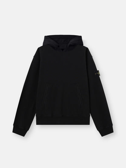 Stone Island Oversized-Fit Zip-Up Hooded Sweatshirt with Pouch Pocket 6100023