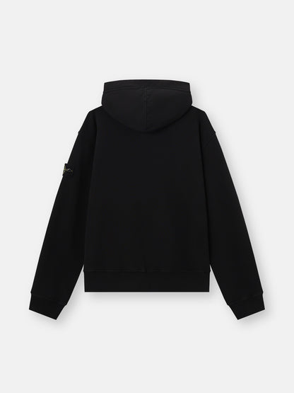 Stone Island Oversized-Fit Zip-Up Hooded Sweatshirt with Pouch Pocket 6100023