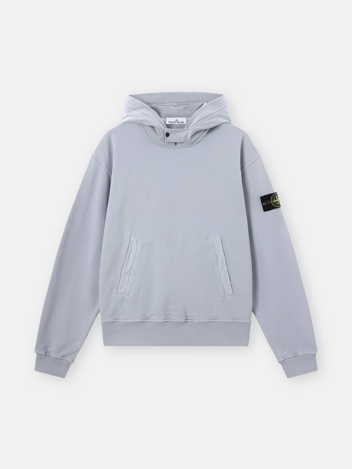 Stone Island Oversized-Fit Zip-Up Hooded Sweatshirt with Pouch Pocket 6100023
