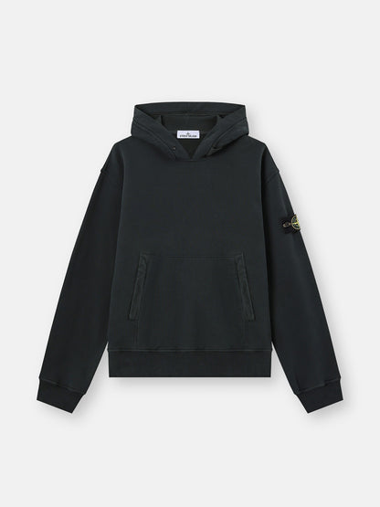 Stone Island Oversized-Fit Zip-Up Hooded Sweatshirt with Pouch Pocket 6100023