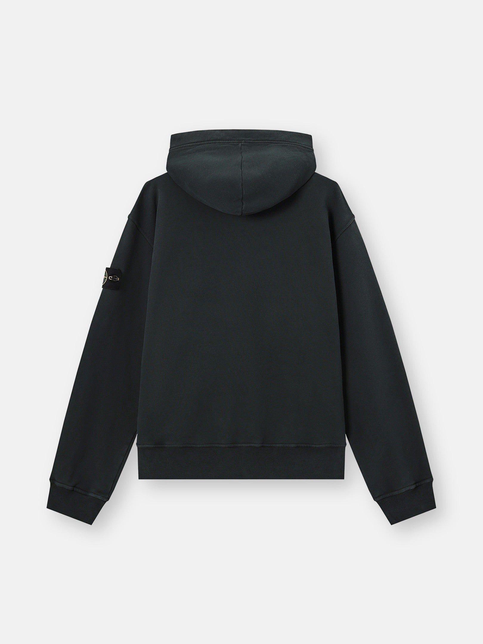 Stone Island Oversized-Fit Zip-Up Hooded Sweatshirt with Pouch Pocket 6100023