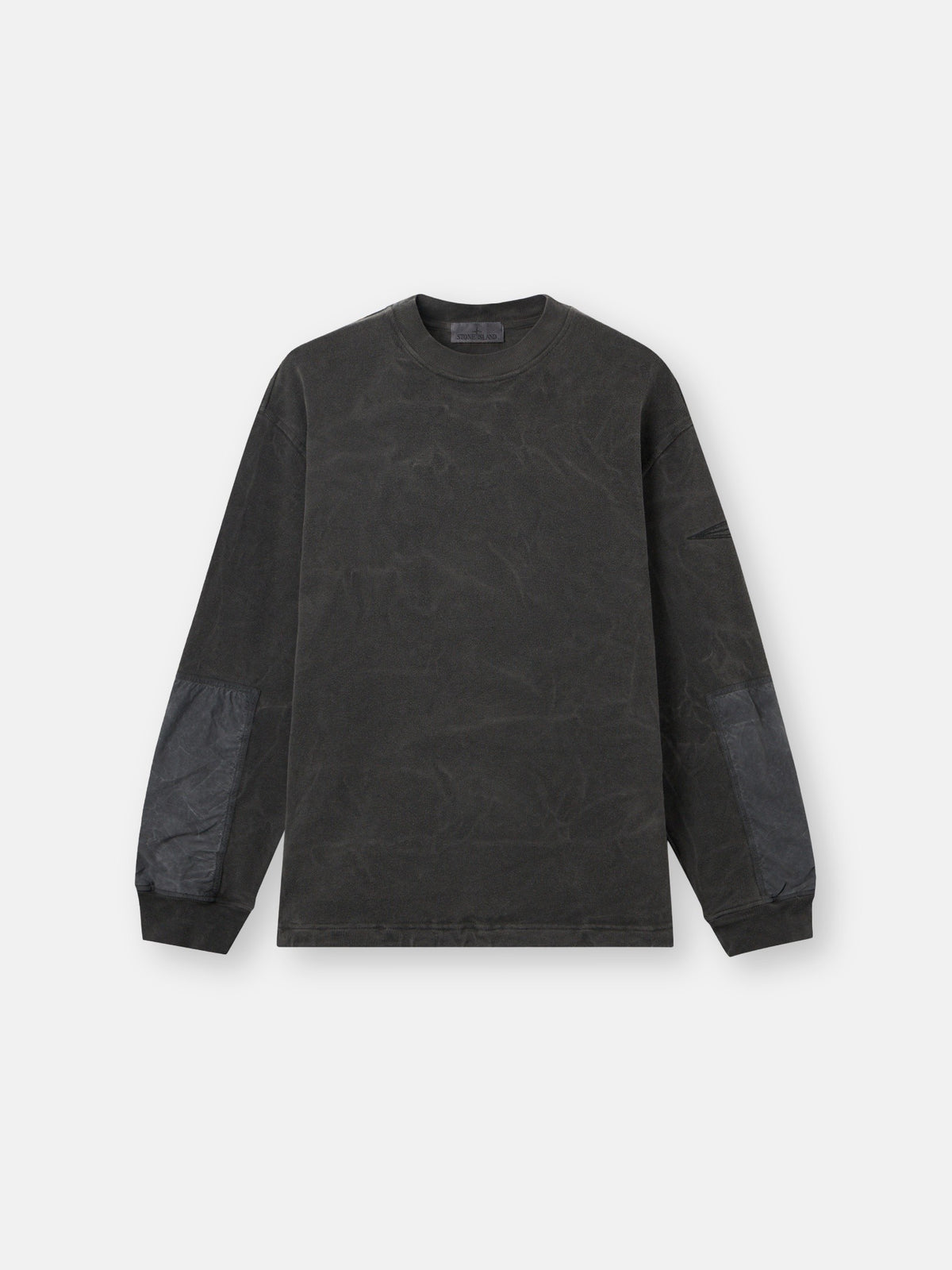 Stone Island Oversized-Fit Crewneck Sweatshirt with Contrast Fabric Panels 6100033