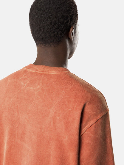Stone Island Oversized-Fit Crewneck Sweatshirt with Contrast Fabric Panels 6100033