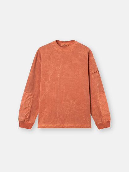 Stone Island Oversized-Fit Crewneck Sweatshirt with Contrast Fabric Panels 6100033