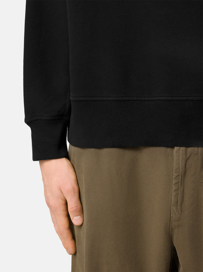 Stone Island Oversized-Fit Crewneck Sweatshirt with 'blurred Compass' Print 6100039