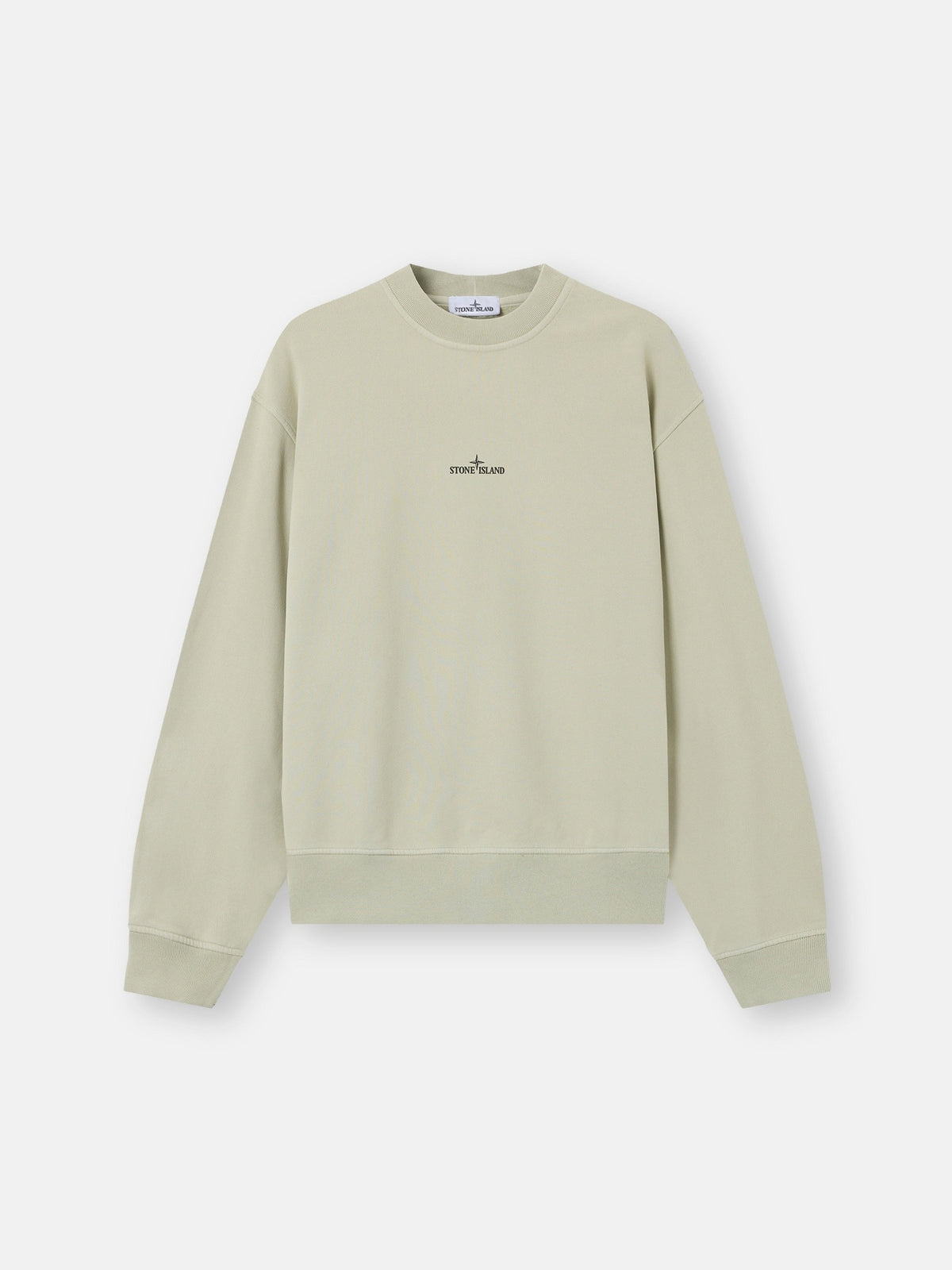 Stone Island Oversized-Fit Crewneck Sweatshirt with 'blurred Compass' Print 6100039